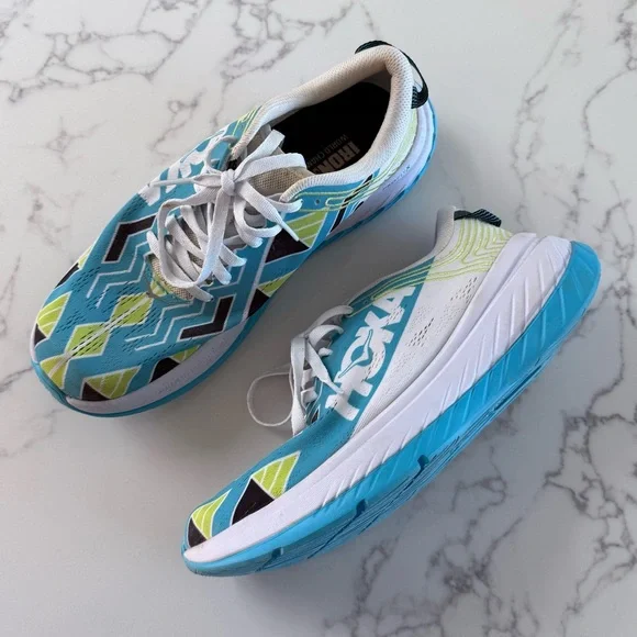 Hoka Ironman Kona Carbon X - Scuba Blue / White - Women's Size 10, Men's Size 9